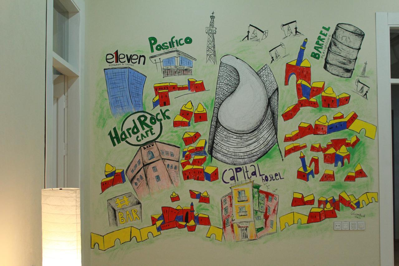 Capital Hostel Baky Esterno foto